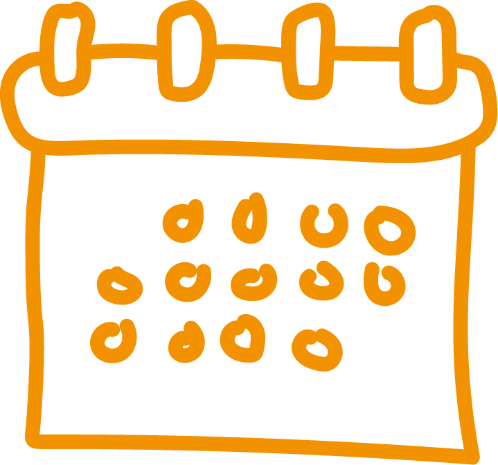 Doodle FAMIWAL calendrier jaune